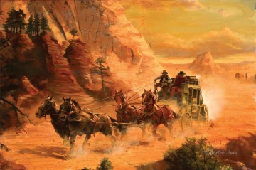 アメリカインディアン Painting - カーソン・デンジャー・ロード西アメリカ